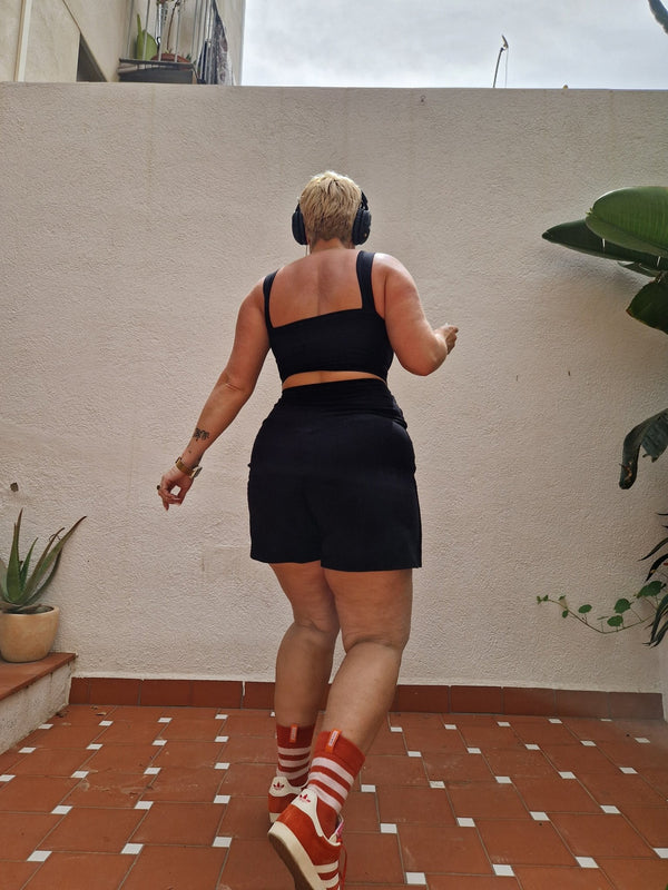 The Skort in Black - Manners London