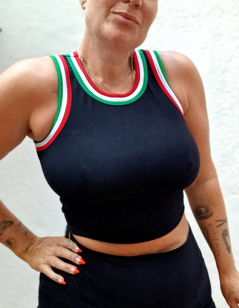 Watermelon Iva Top Crop - Manners London