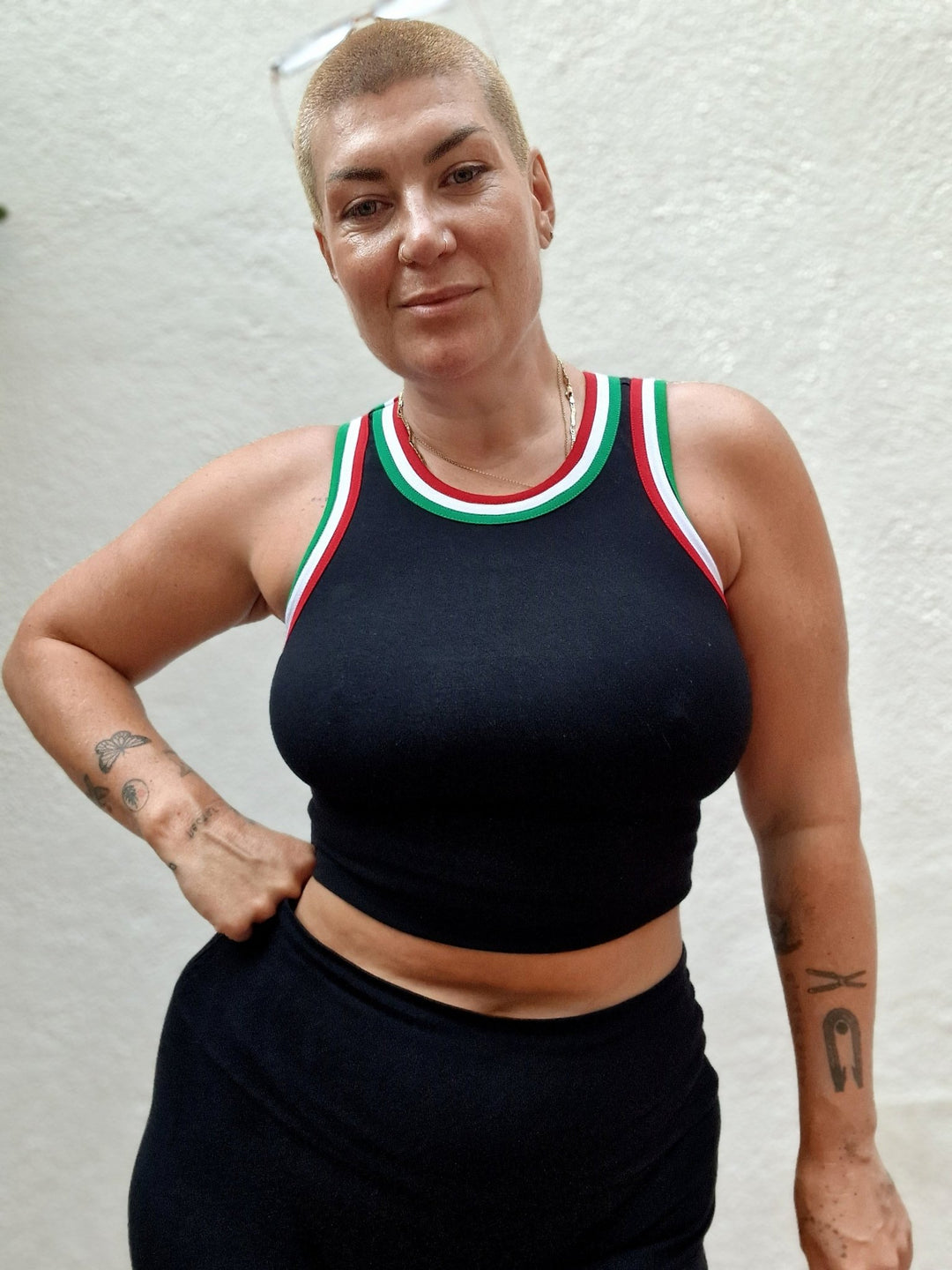 Watermelon Iva Top Crop - Manners London