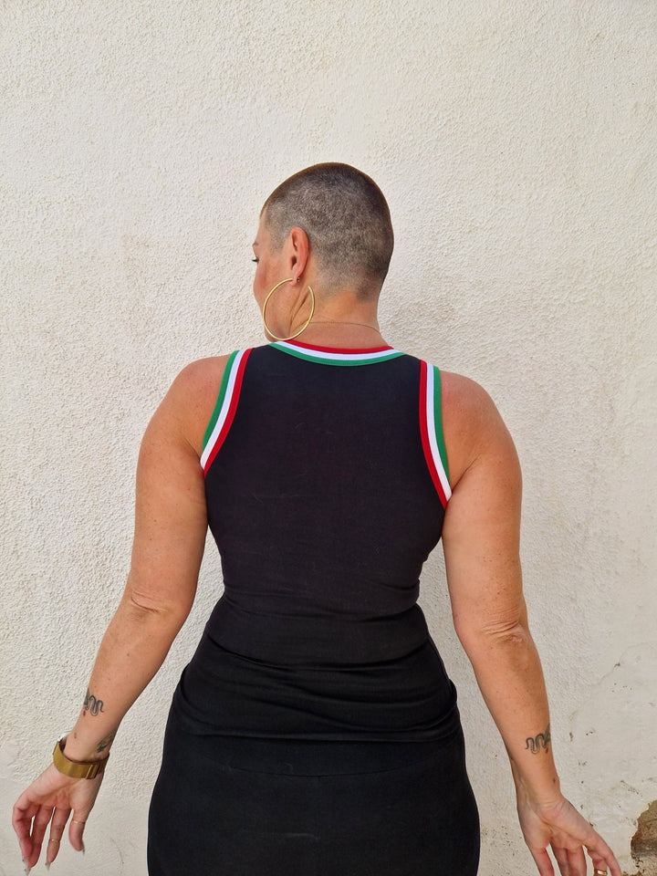 Watermelon Iva Top Full Length - Manners London