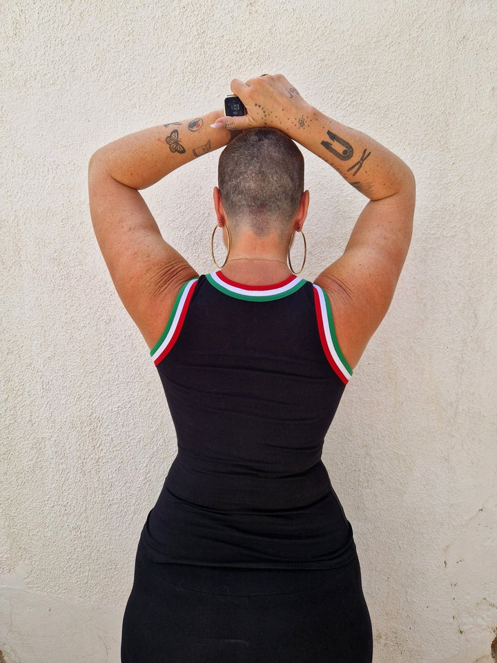 Watermelon Iva Top Full Length - Manners London