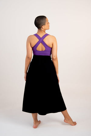 Wrap Midi Skirt In Black - Manners London