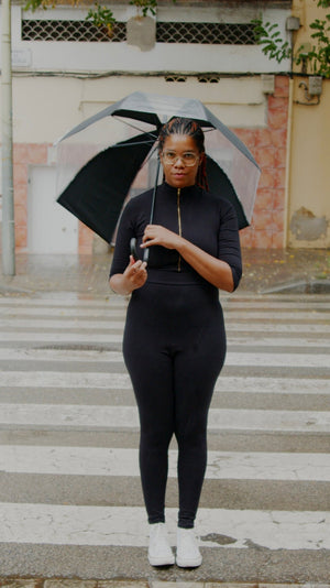 Zip Jumpsuit in Black - Manners London