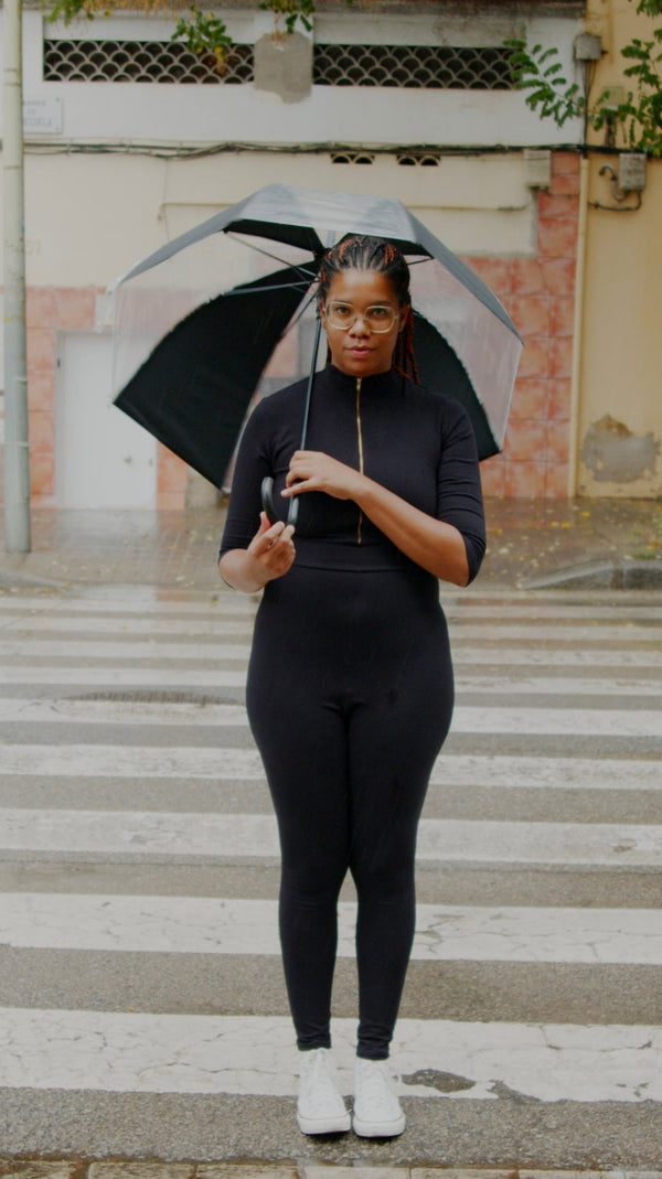 Zip Jumpsuit in Black - Manners London