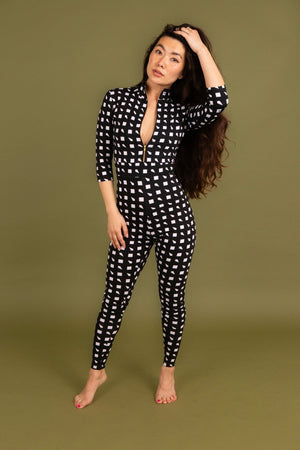 Zip Jumpsuit in Esk - Manners London