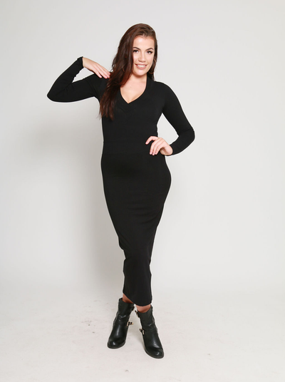 Badan Dress in Black
