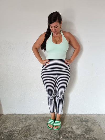 Halter full length top in Minty