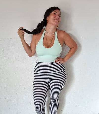 Halter full length top in Minty