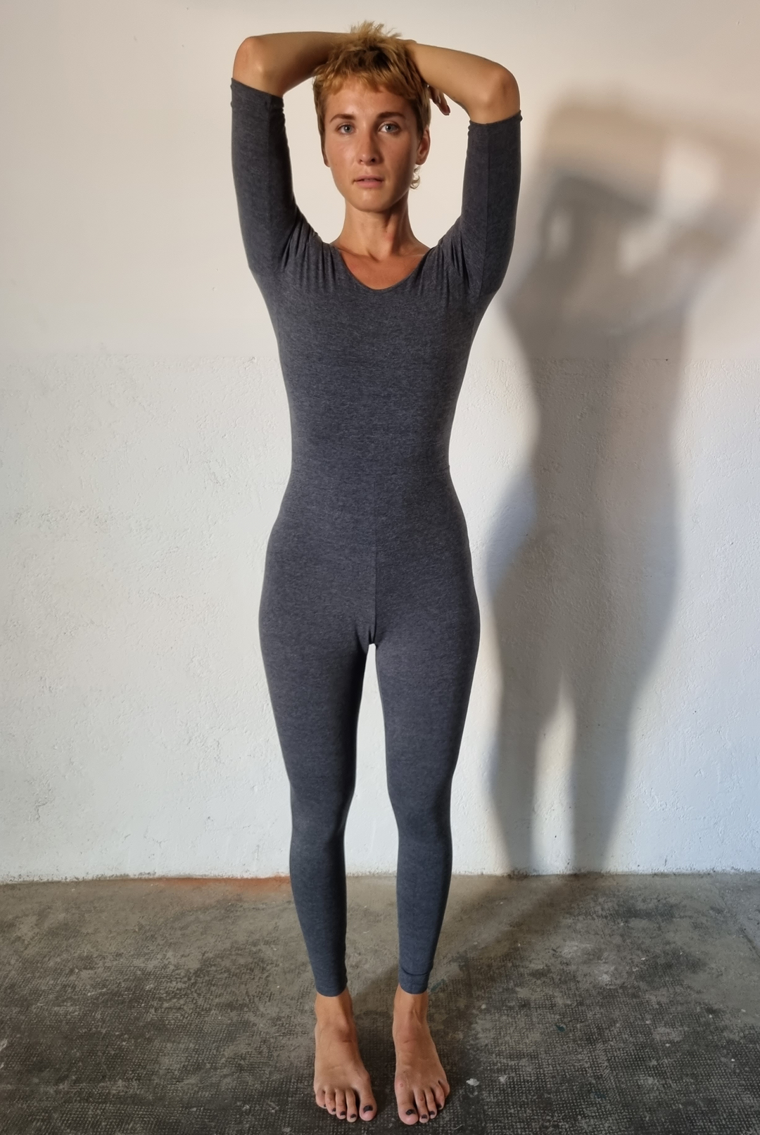 Tbang Jumpsuit in Super Soft Misty Grey