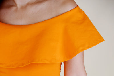 Diida Dress in Tangerine