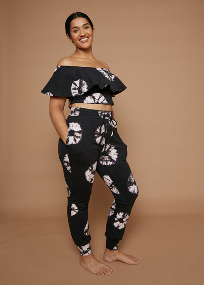 Trackie Trousers in Shibori