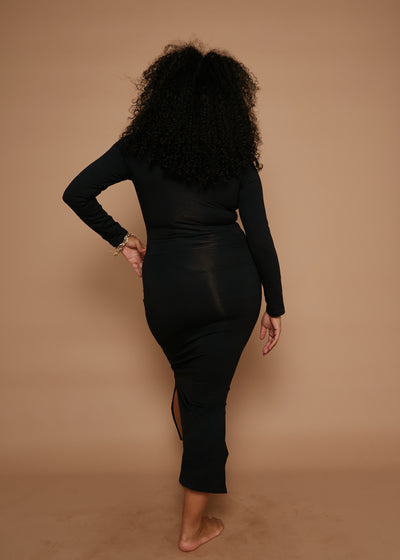 Leki Midi Dress in Black