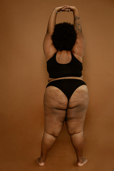 Bebee High Waisted Thong in White Leopard Print and Black