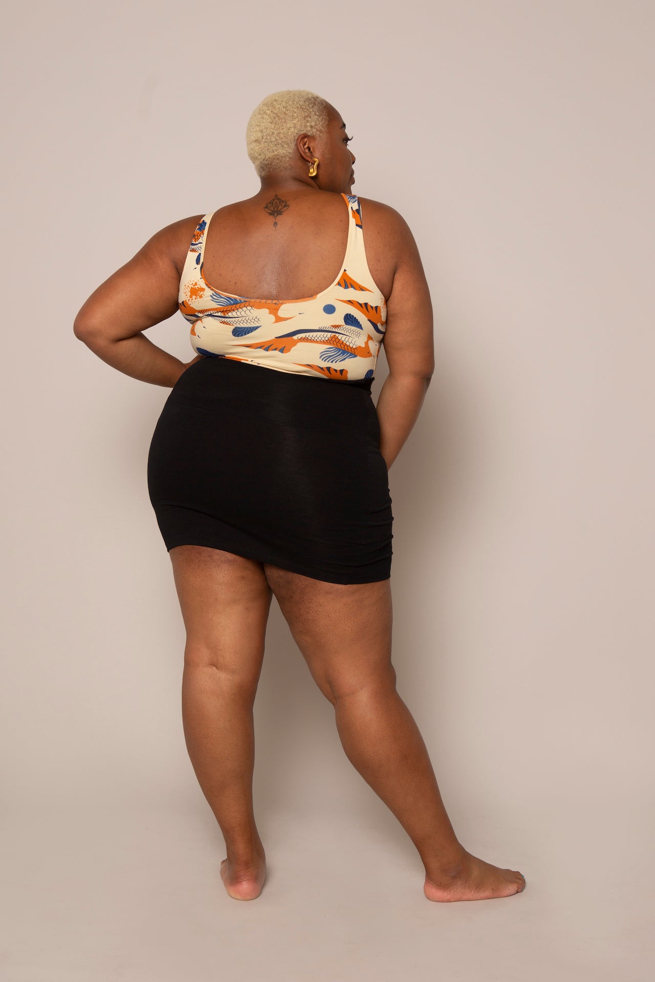 Basti Mini Skirt in Black