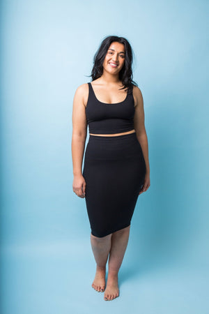 Api Crop Top in Black - Manners London