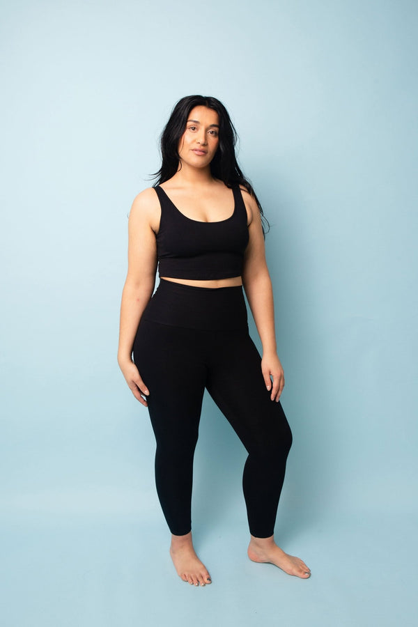Api Crop Top in Black - Manners London