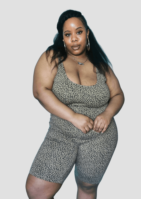 Api Playsuit in Classic Leopard Print - Manners London