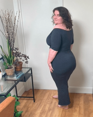 Baza Midi Dress 3/4 sleeve in Misty Grey - Manners London