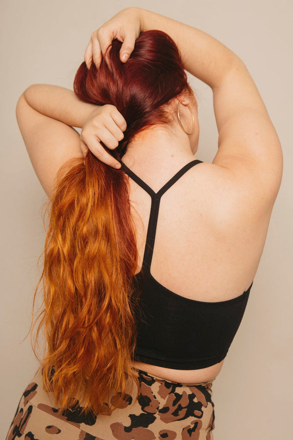 Crop Vest in Black - Manners London