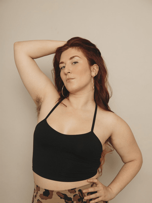 Crop Vest in Black - Manners London