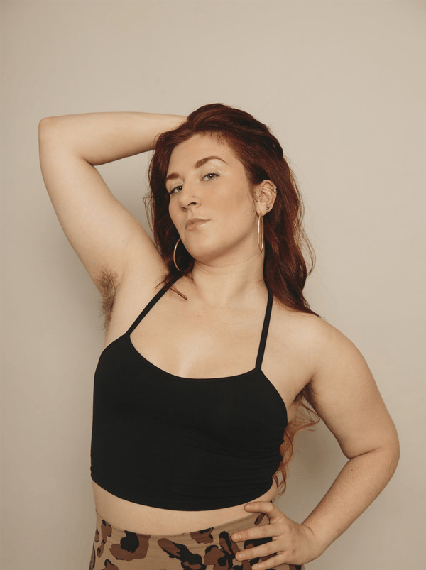 Crop Vest in Black - Manners London