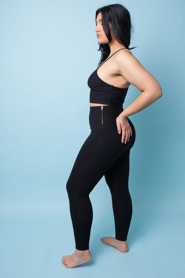 Crop Vest in Black - Manners London