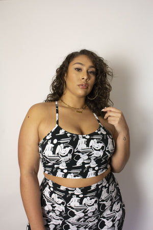 Crop Vest in Libre - Manners London