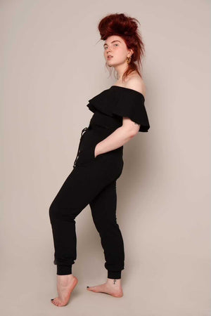 Diida 3 - way Full Length Top in Black - Manners London