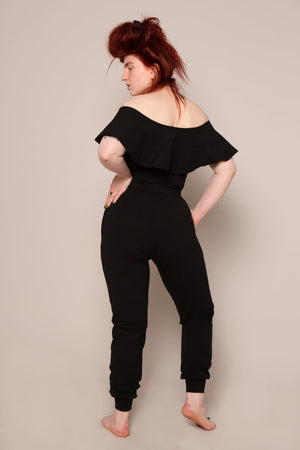 Diida 3 - way Full Length Top in Black - Manners London