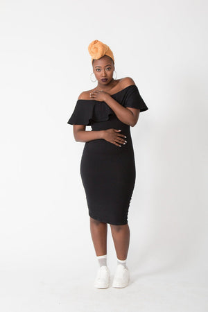 Diida 3 - Way Pencil dress in Black - Manners London