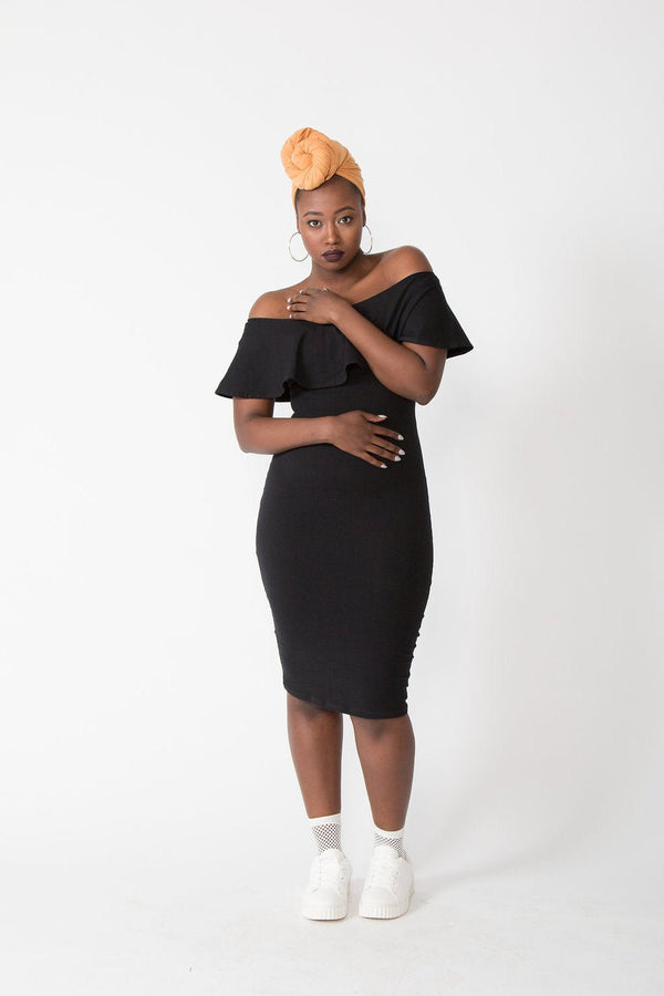 Diida 3 - Way Pencil dress in Black - Manners London