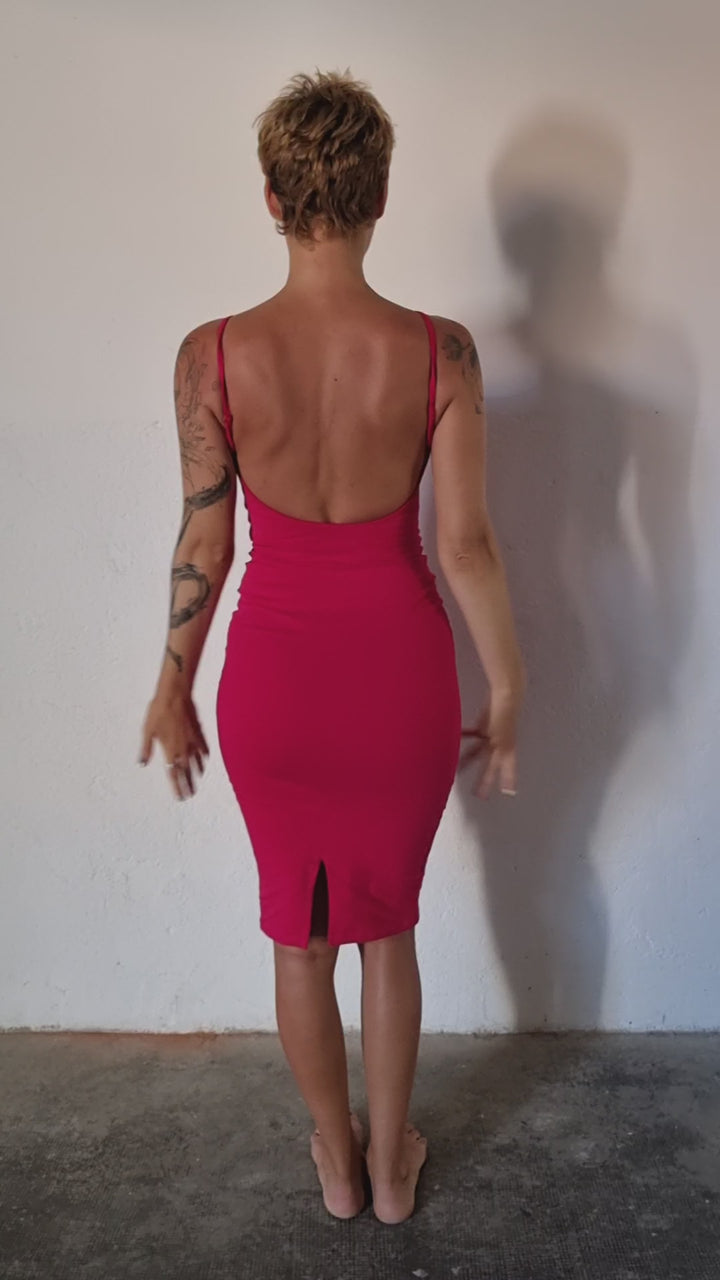 Nata Dress in Fuchsia Limited Edition