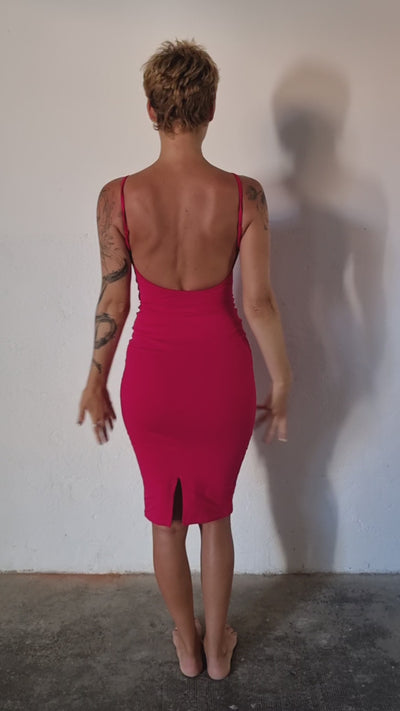Nata Dress in Fuschia Limited Edition