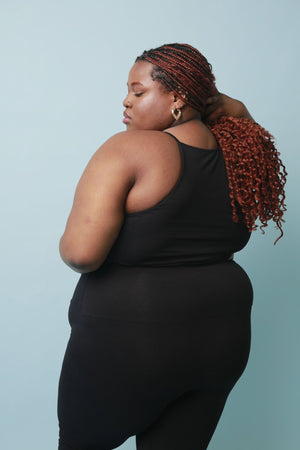 EKA Racer Crop in Black - Manners London