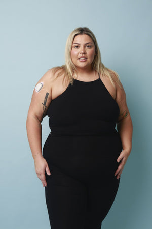 EKA Racer Crop in Black - Manners London