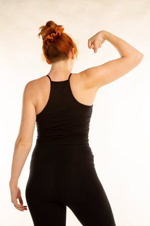 EKA Racer Crop in Black - Manners London