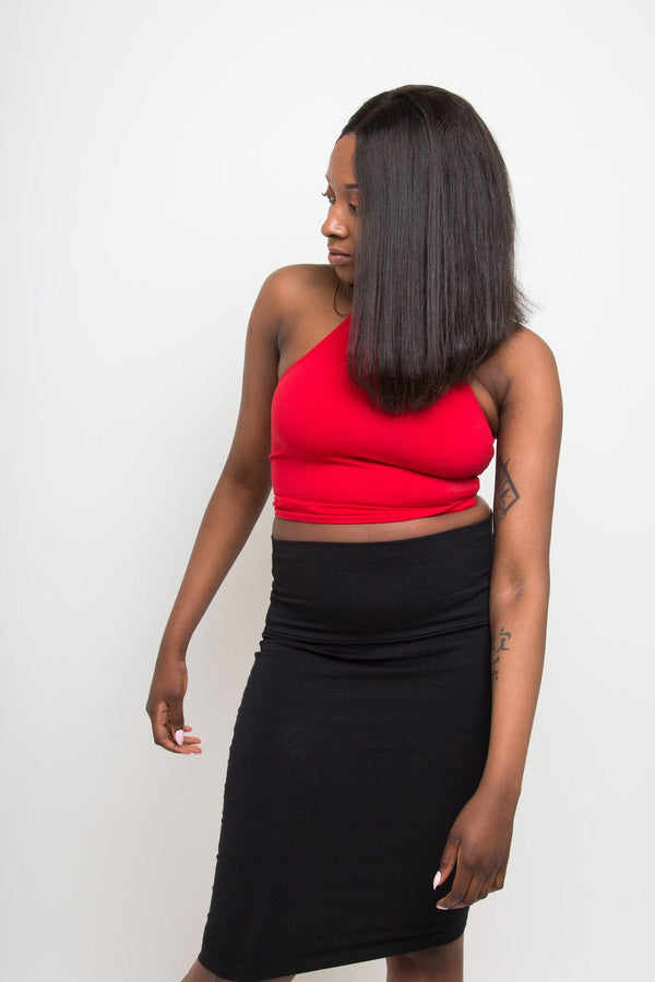 Favell Pencil Skirt In Black - Manners London