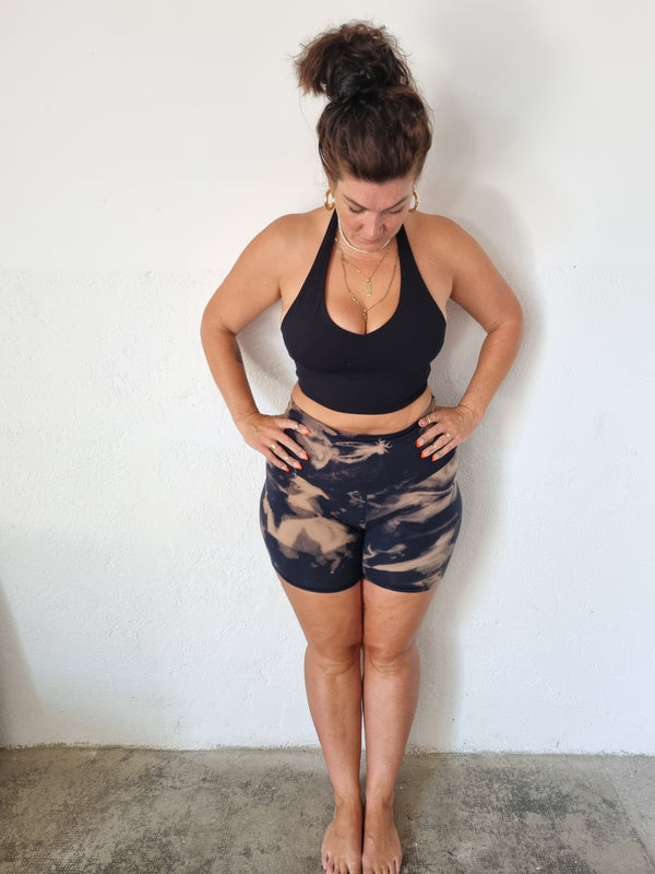 Halter Crop Top in Black - Manners London