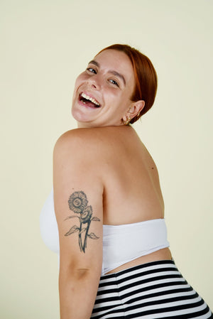 Halter crop top in White - Manners London