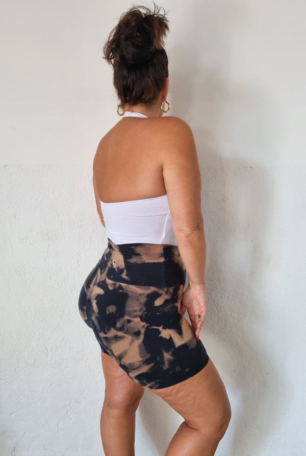 Halter full length top in White - Manners London