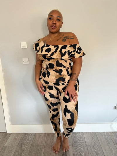 Diida crop top in New Leopard