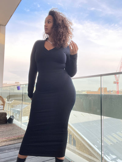 Badan Dress in Black