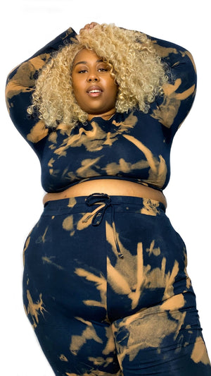 Leki Crop Top in Acid Wash - Manners London