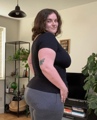 Reversible Full Length Tee in Black - Manners London