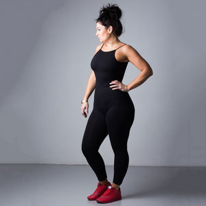 Santai Jumpsuit in Black - Manners London