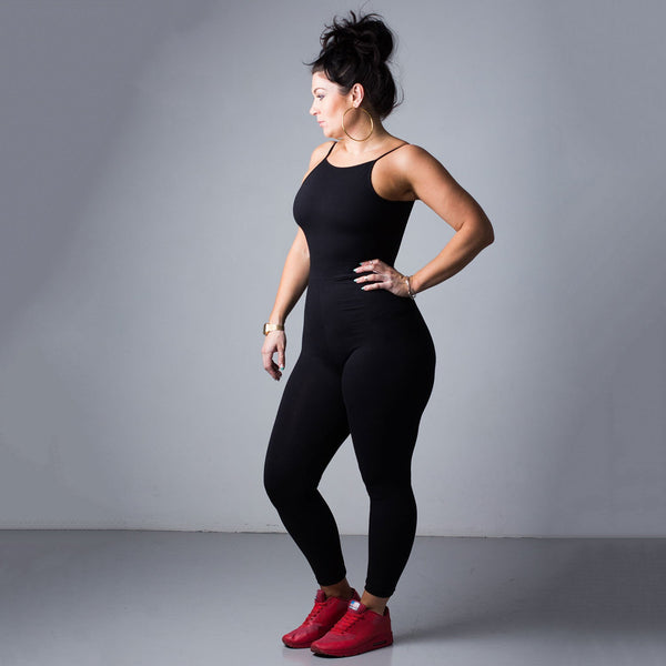 Santai Jumpsuit in Black - Manners London