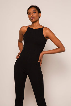 Santai Jumpsuit in Black - Manners London