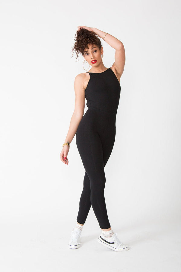 Santai Jumpsuit in Black - Manners London