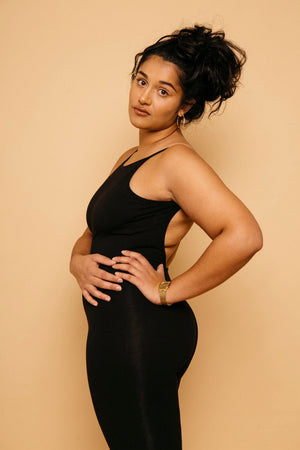 Santai Jumpsuit in Black - Manners London